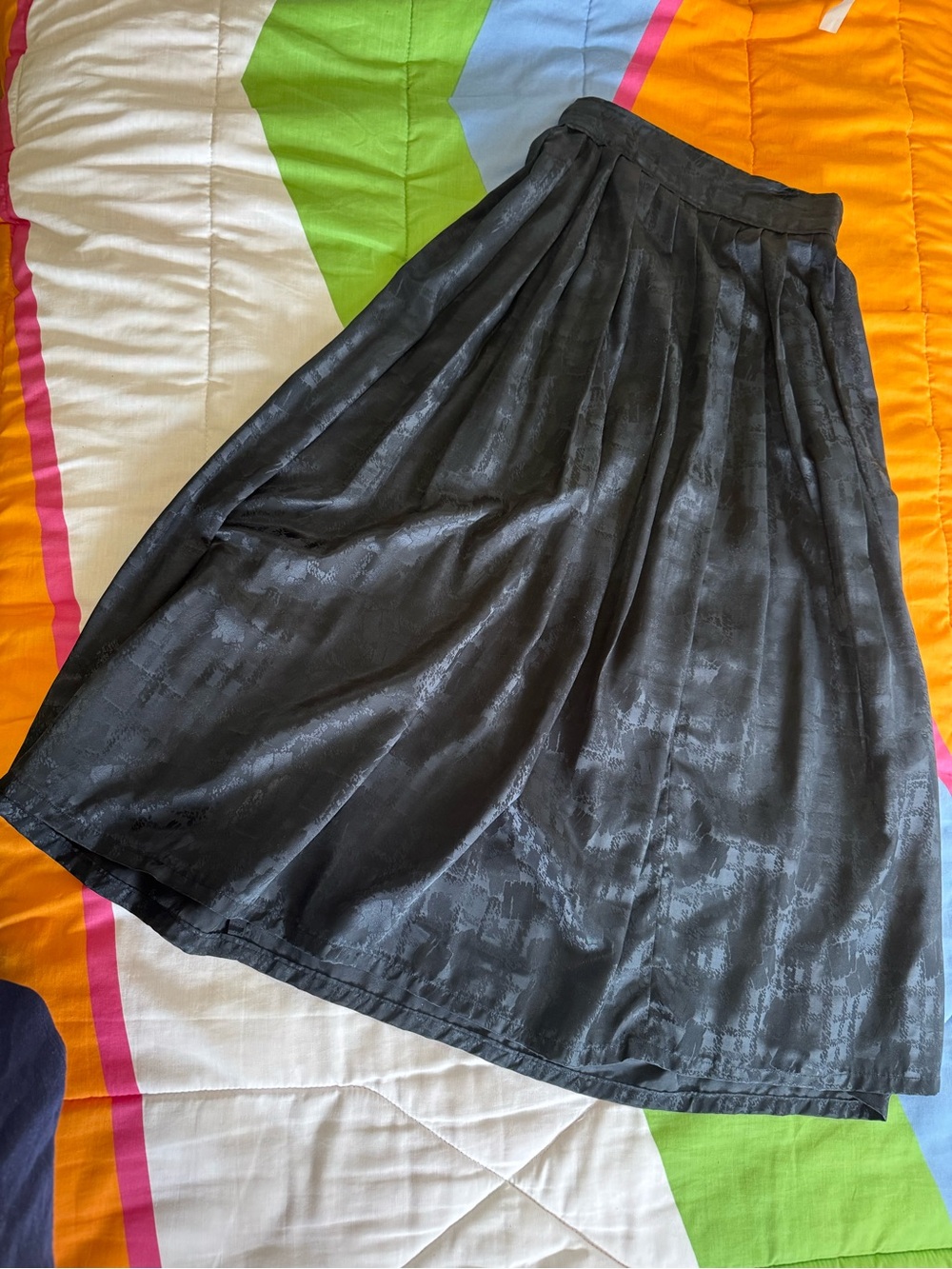 Black A-Line Skirt